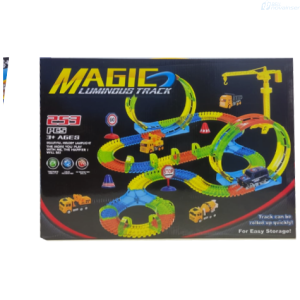 JUGUETE PISTA DE CARRO MAGIC LUMINOUS TRACK 253 PIEZAS REF 1871639 YM-816A
