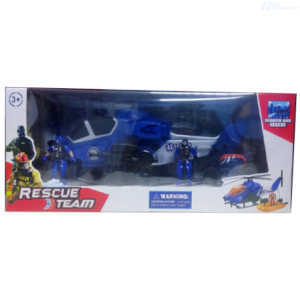 JUGUETE HELICOPTERO POLICIA Y ACCESORIOS RESCUE TEAM 200500 ABC22-170