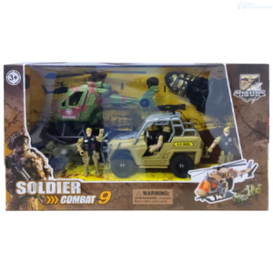 JUGUETE CARRO Y ACCESORIOS MILITARES SOLDIER COMBAT 9 REF 2006915 ABC11-130
