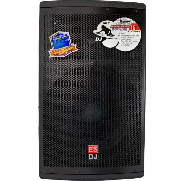 CAJA AMPLIFICADA ENGLAND SOUND ES-BIG-BOSS-15-DJ-PRO 15 PLGDA 350 WATTS RMS MICROFONO