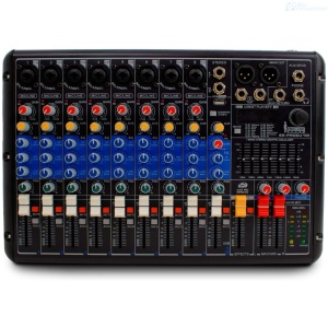 CONSOLA ENGLAND SOUND ES-PRODJ101 ANALOGA 10 CANALES 8 MONO USB MIXER 99 DSP 24 BIT PRO