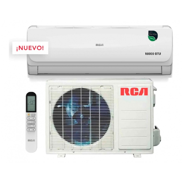 AIRE ACONDICIONADO RCA 18000 BTU RCA-18KBTU SPLIT ALTA EFICIENCIA BLANCO 5RCAA0C
