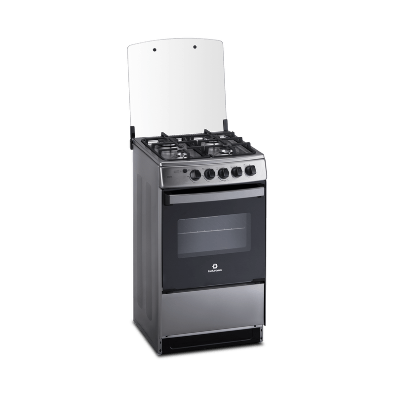 COCINA INDURAMA CADIZ SPAZIO 4 QUEMADORES 20 PLGDA CROMADA 30000582