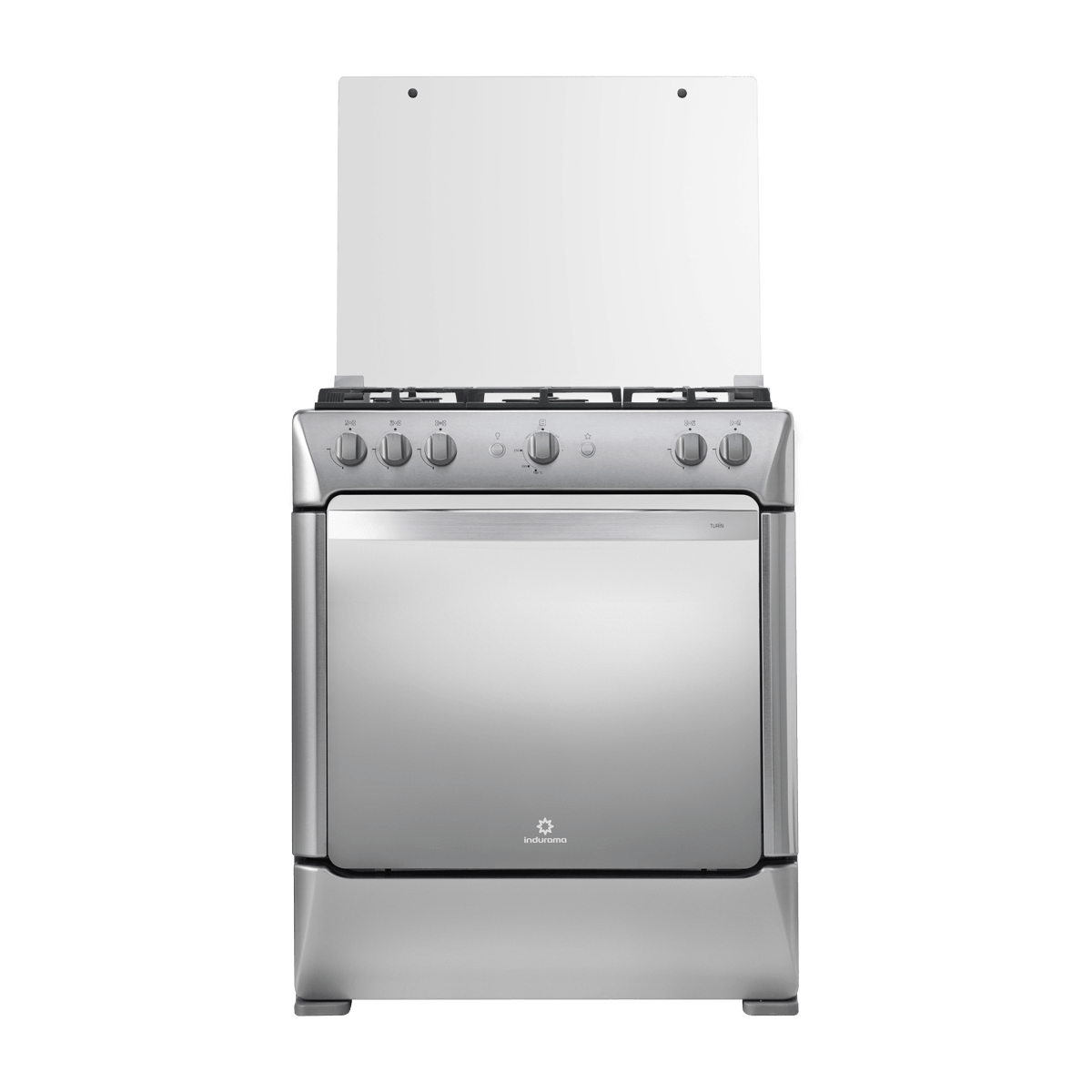 COCINA INDURAMA TURIN ZAFIRO 5 QUEMADORES C30 S01 CROMADA 30000836