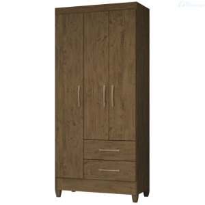 ARMARIO EL BOSQUE LIMA 951331.8 CASTAÑO CON ESPEJOS Y PATAS