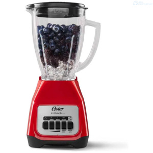 LICUADORA OSTER BLSTKAG-RPB-013 VASO VIDRIO 1.5 L 2 VELOCIDADES C/PULSO 800W ROJO