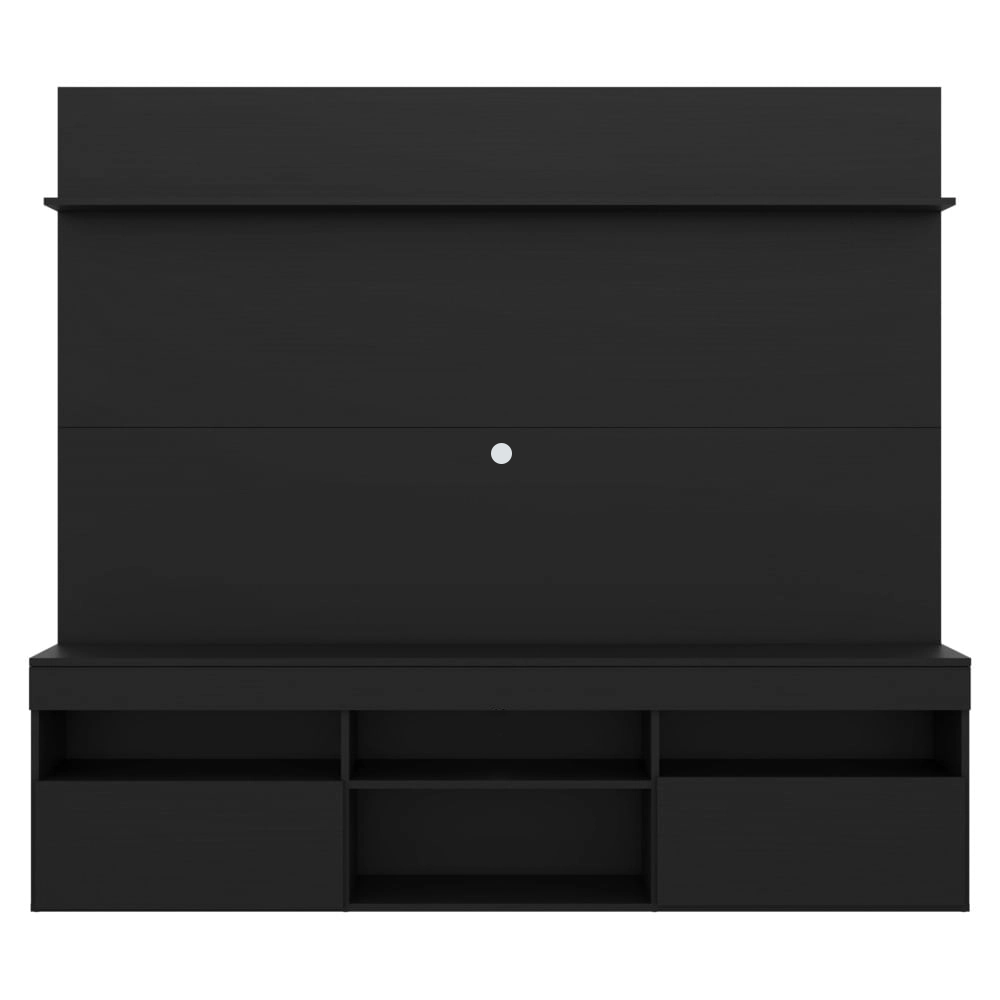 CENTRO ENTRETENIMIENTO EUROFERRO 5BRA060 NEGRO 65 PLGDA CON ESPEJO 4 PIEZAS
