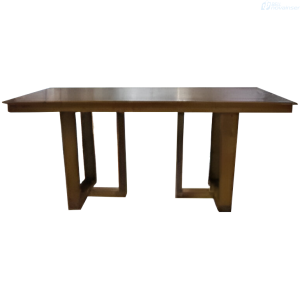 MESA DE COMEDOR EUROFERRO SIENA WENGUE 8MCSI0W 6 P