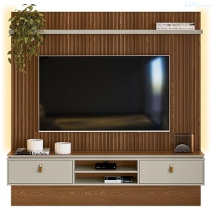 PANEL PARA TV EL BOSQUE AUTHENTIQUE 75 PLGDA 810006058205739 FREIJO/BLANCO ANTIGUO