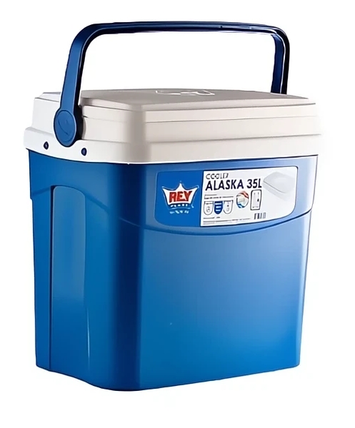 HIELERA ALESSA REY PLAST DECCO 35 LITROS NEGRO CQX004320 335232