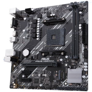 MAINBOARD ASUS PRIME A520M-K AM4 RYZEN 2DA  2XDDR4 HDMI DP 12 USB 4PCIE