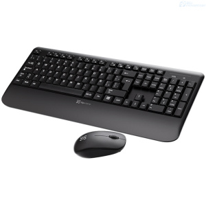 COMBO TECLADO/MOUSE KLIP XTREME KCK-300S INALAMBRICO KEYROLL USB NEGRO