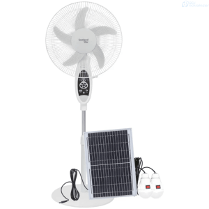 VENTILADOR SCOTLAND STAR LD-118 18 PLGDA PEDESTAL RECARGABLE TEMPORIZADOR 30 MINUTOS 30W