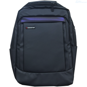 MOCHILA MONSTER 5MONMO3 CUADRADA NEGRA AM20217