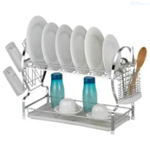 PLATERO METALICO SAKURA AE-909A 2 LAYER DISH DRAINER 57AM8PX