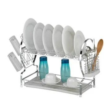 PLATERO METALICO SAKURA AE-909A 2 LAYER DISH DRAINER 57AM8PX