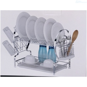 PLATERO METALICO SAKURA AE-912 3 LAYER DISH DRAINER 57AMP96