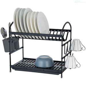 PLATERO DURABLE ALUMINIO SAKURA TA-6249B2 SMAIL DOUBLE LAYER DISH RACK