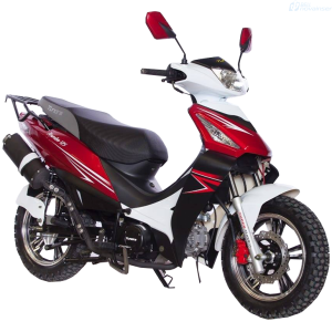 MOTONETA TUNDRA TD125-2VS RUMBA ROJO/BLANCO CILNDRAJE 125***