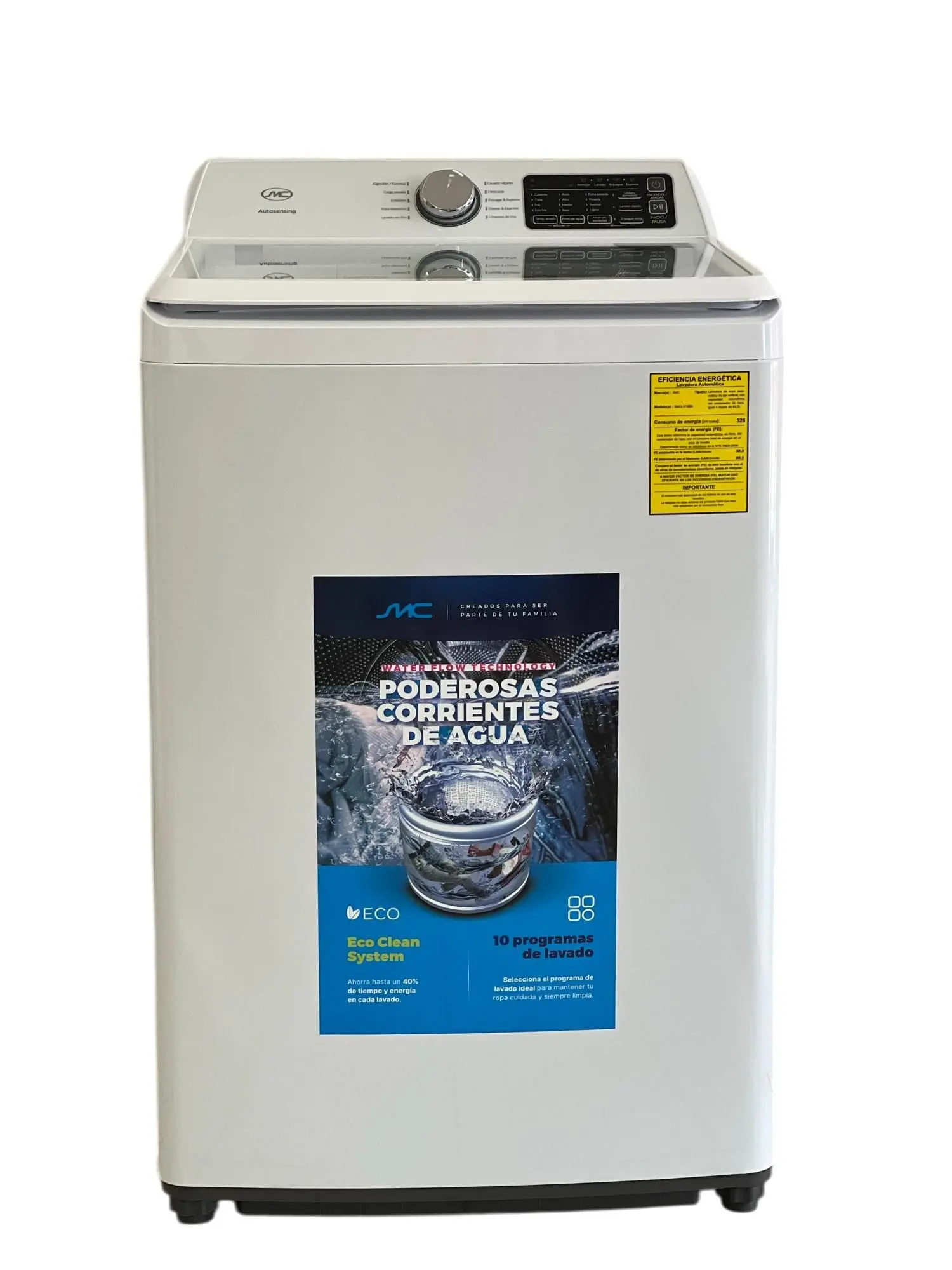 LAVADORA SMC 41 LIBRAS/19 KG BLANCAAUTOMATICA CARGA SUPERIOR PANEL DIGITAL SMCLV19BN