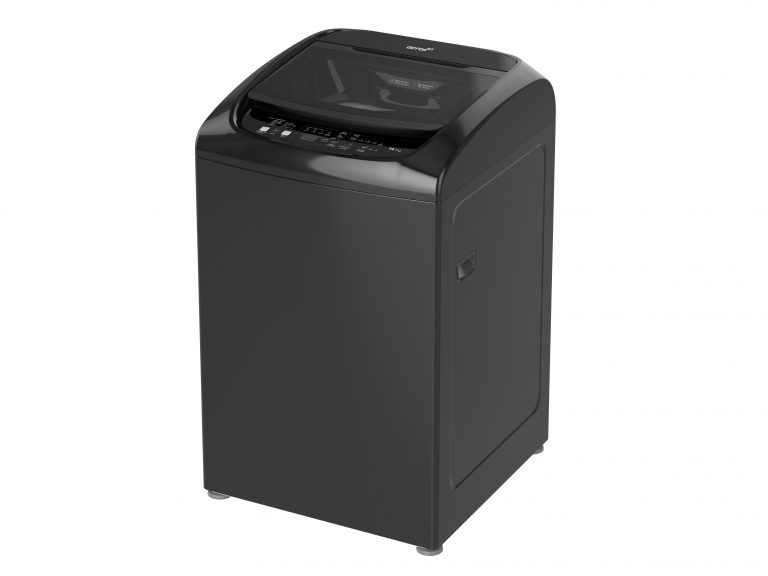 LAVADORA ACROS 35 LIBRAS/16 KG NEGRA AUTOMATICA DIGITAL
