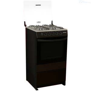 COCINA ECOLINE NOELIA 4 QUEMADORES 21 PLGDAS C/T NEGRO MATE 100607