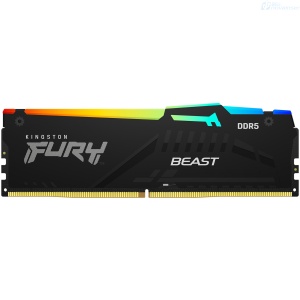MEMORIA RAM KINGSTON 16GB DDR5-5200 MHZ CL40 DIMM FURY BEAS RGB KF552C40BBA-16