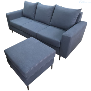 JUEGO DE SALA EUROFERRO KASSUAL AZUL COBALTO R44 8SKSR44