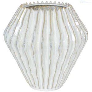 FLORERO BOYACA JELLY CERAMICA 23CM BEIGE 106195
