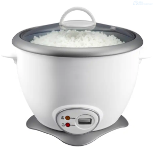 OLLA ARROCERA HI LUXE HL-1901 1.8 LITROS TAPA DE VIDRIO BLANCO S08396
