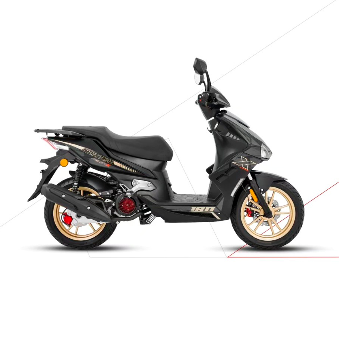 MOTONETA DAYTONA DY180 AGILITY X NEGRO CILINDRAJE 180 ***
