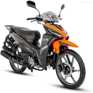MOTONETA DAYTONA DY125 CX7 PRO ANARANJADO CILINDRAJE 125 ***