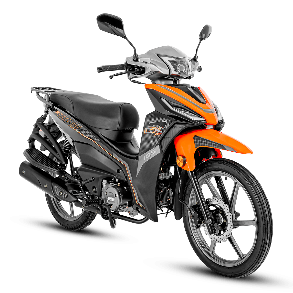 MOTONETA DAYTONA DY125 CX7 PRO ANARANJADO CILINDRAJE 125 ***