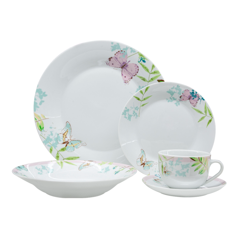 VAJILLA THOMPSONVILLE ELSIE 20 PIEZAS 99076 PORCELANA VITRIFICADA vajilla BellNovainser