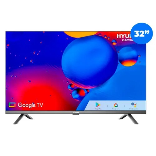 TELEVISOR HYUNDAI 32 SMART LED HEY GOOGLE ANDROID14 HYLED3260G televisor BellNovainser