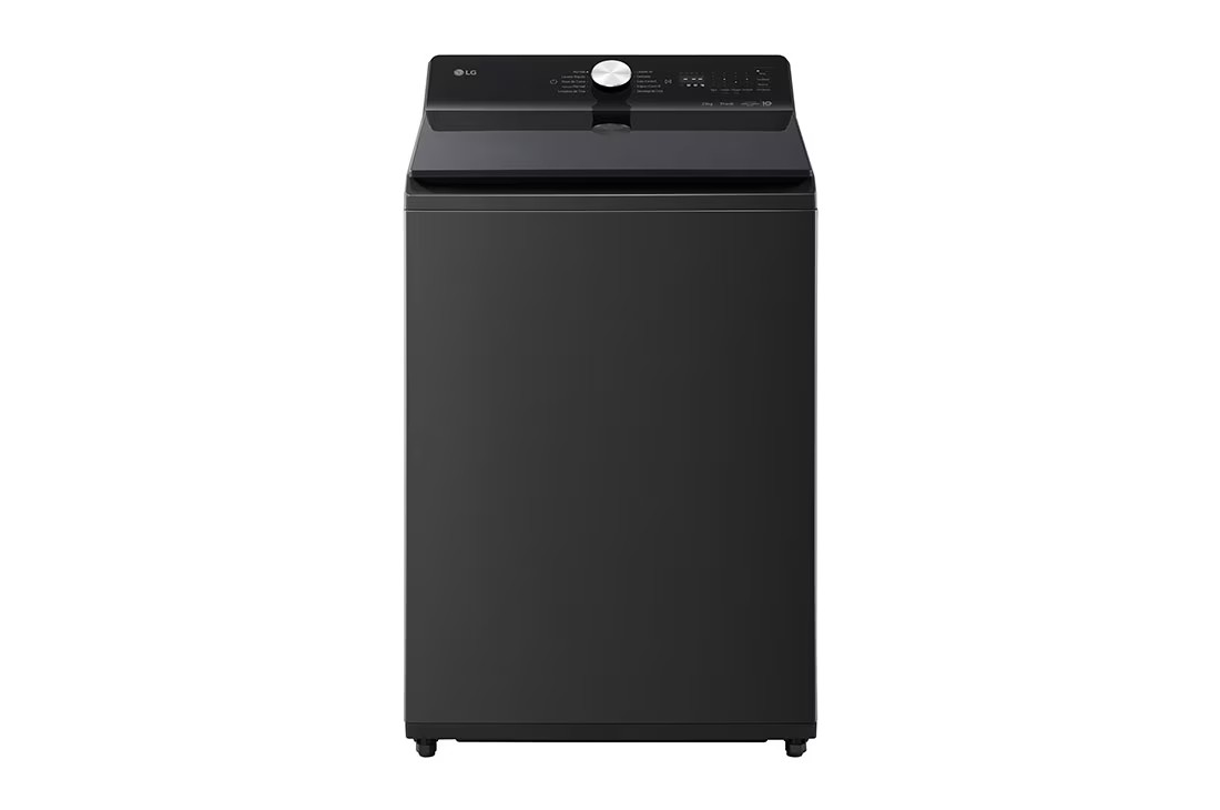 LAVADORA LG 48 LIBRAS/22 KG NEGRO AI DD TM CARGA SUPERIOR CON PERILLA MAS PANEL TACTIL WT22OBTX6 lavadora BellNovainser