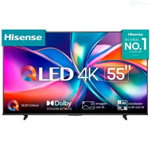 TELEVISOR HISENSE 55" UHD 4K QLED 55Q6QV SMART TV