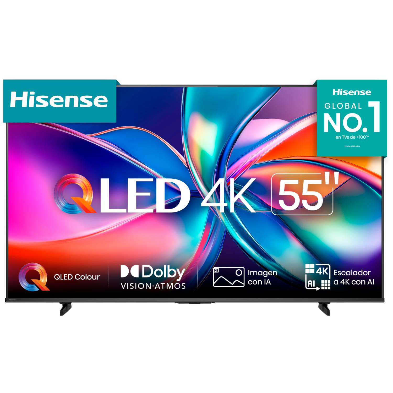 TELEVISOR HISENSE 55" UHD 4K QLED 55Q6QV SMART TV