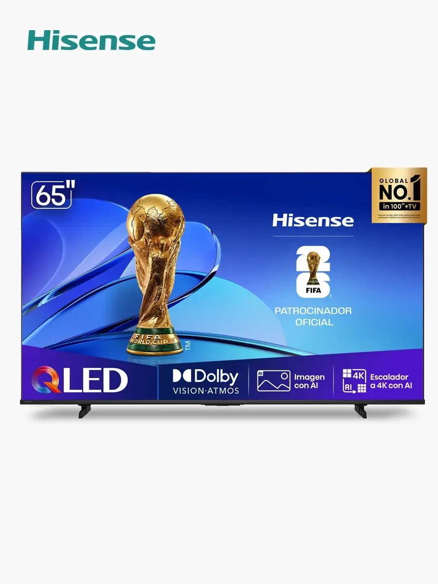 TELEVISOR HISENSE 65" UHD 4K QLED 65Q6QV SMART TV