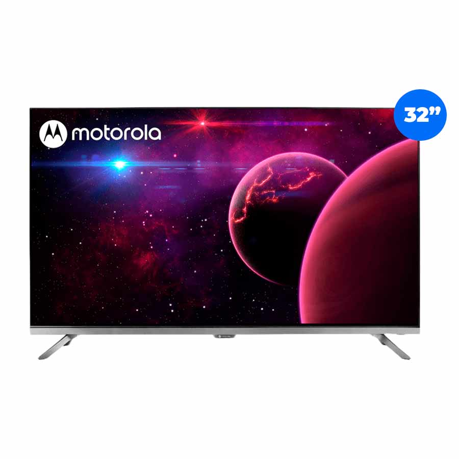 TELEVISOR MOTOROLA 32 SMART LED HD HEY GOOGLE BLUETOOTH 32MKGHD