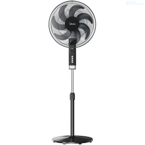 VENTILADOR MIDEA FS40-23MT 18 PLGDA PEDESTAL NEGRO 50W 3 VELOCIDADES