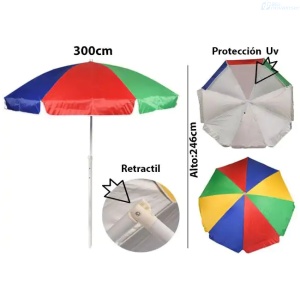 PARASOL HOME LIFE ES23157 MULTICOLOR 3M 963193