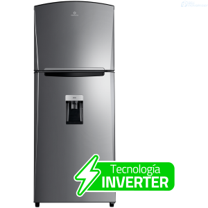 REFRIGERADORA INDURAMA RI-580 MF QZ C/D TOP MOUNT CROMADA NO FROST 408 LITROS/14.40 PIES 30001781