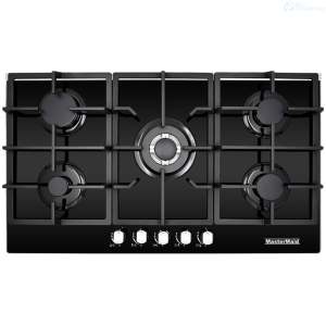 ENCIMERA MASTER MAID 109354 VERTEX 5 QUEMADORES 4G + 1TC 90 X 50 CM INOXIDABLE