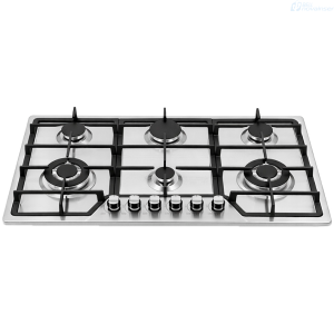 ENCIMERA MASTER MAID 109357 ALIVE 6 QUEMADORES 4G + 2TC 90 X 51 CM INOXIDABLE