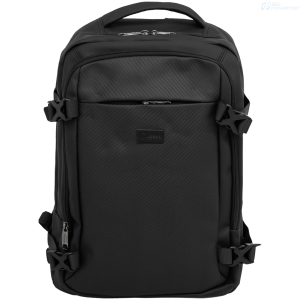 MOCHILA QUASAD QXB-777 NEGRA NYLON 15.6 INC PLGDA