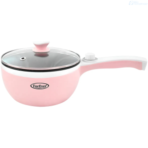 OLLA FREIDORA FOREVER HD08WP ROSADO ANTIHADERENRE MINI ELECTRICA 1.5 L 110V 650W