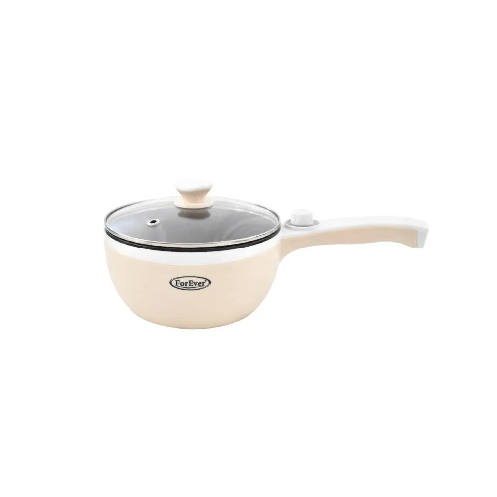 OLLA FREIDORA FOREVER HD08WB BEIGE ANTIHADERENTE MINI ELECTRICA 1.5 L 110V 650W