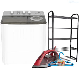 COMBO MAMá 4 SET DE ARMADORES PERCHAS 8 PIEZAS 3460 VARIOS COLORES – OBS-005+MIALMSA BIG-HOME PLASTICA 5 NIVELES BIG11789 1400781+PLANCHA OSTER GCSTBS6051-013 A VAPOR 1250W ROJO+LAVADORA ACROSS 28 LIBRAS/13 KG BLANCA DOBLE TANQUE CARGA SUPERIOR + combo BellNovainser